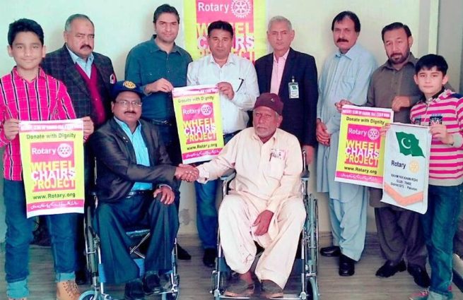 Rotary wheekl chairs distribution