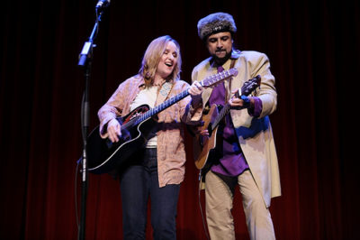 Salman Ahmed and Melissa Etheridge