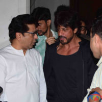 Shah Rukh Khan and Raj Thackeray