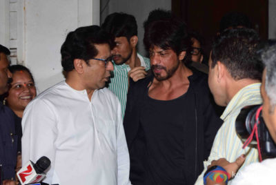 Shah Rukh Khan and Raj Thackeray