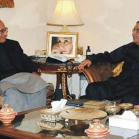 Shujaat and Zardari Meeting