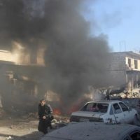 Syrian Warplanes Bombing