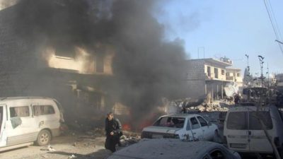 Syrian Warplanes Bombing