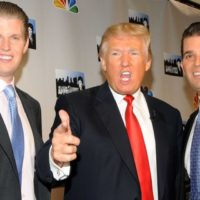 Trump with Sons