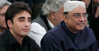 Zardari and Bilawal Bhutto