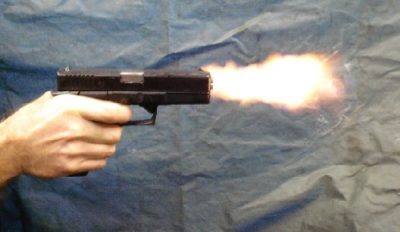 Firing with Pistol