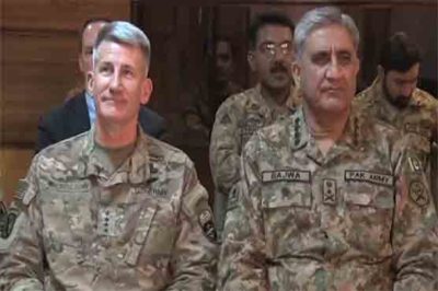 General Nicholson and Qamar Javed Bajwa