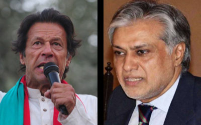 Imran Khan and Ishaq Dar