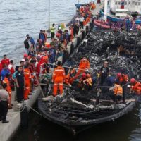 Indonesia Boat Fire