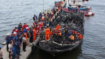 Indonesia Boat Fire