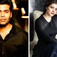 Karan Johar and Kajol