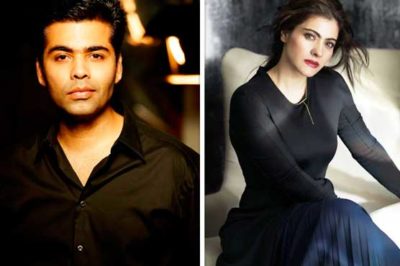 Karan Johar and Kajol