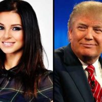 Miss Hungary and Trump