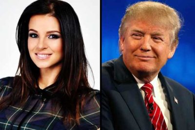 Miss Hungary and Trump