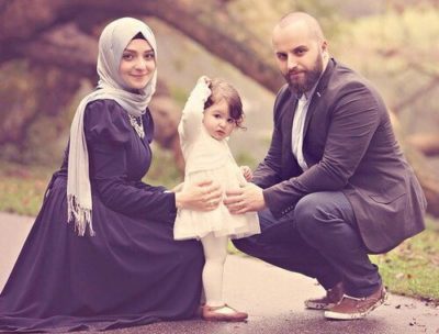 Muslim Couples with Child