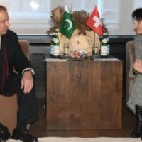 Nawaz Sharif Meets Switzerland President