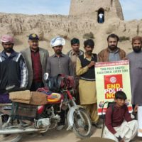 Rotary Polio awareness at Khairgarh Cholistan