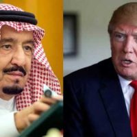 Shah Salman bin Abdul Aziz and Trump