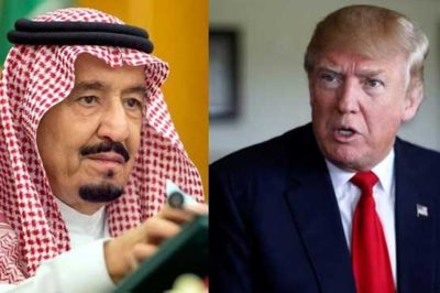 Shah Salman bin Abdul Aziz and Trump