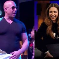 Vin Diesel with Deepika Padukone