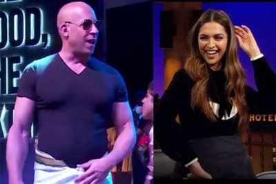 Vin Diesel with Deepika Padukone 