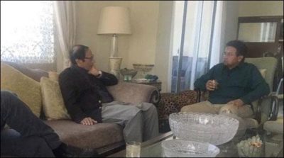 Chaudhry Shujaat-Pervez Musharraf Meeting