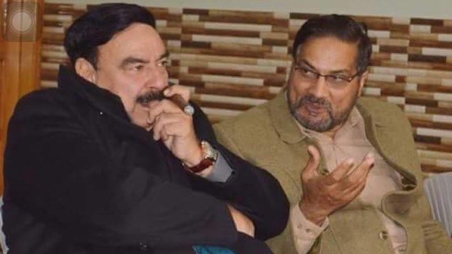 Engineer Iftikhar Chaudhry and Sheikh Rashid