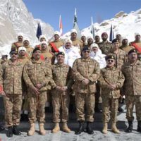 Qamar Javed Bajwa Visit Siachen