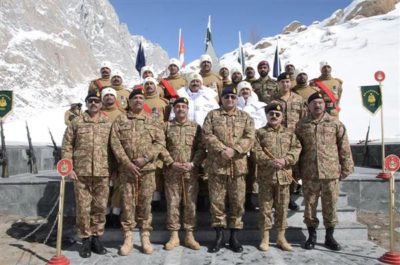 Qamar Javed Bajwa Visit Siachen