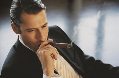 Rich Man Smoking