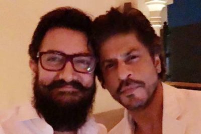 Shah Rukh with Aamir Khan