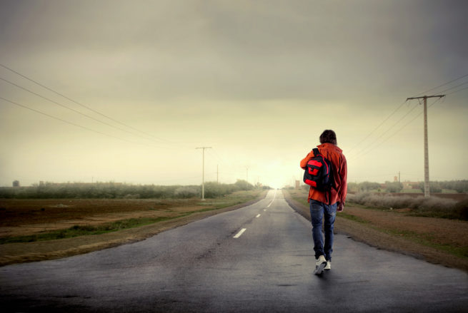 Walking on Roads