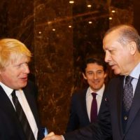 Boris Johnson and Recep Tayyip Erdogan