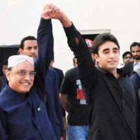 Asif Ali Zardari and Bilawal Bhutto