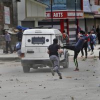 Kashmiri Students and Protesters