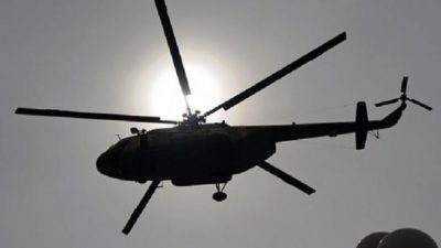 Military Helicopter Fall