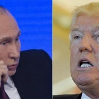 President Trump and Vladimir Putin