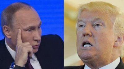 President Trump and Vladimir Putin