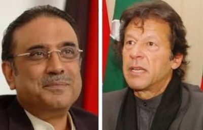 Asif Ali Zardari and Imran Khan