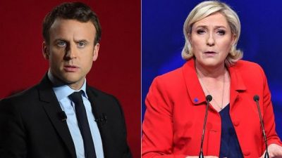 Emmanuel Macron and Marine Le Pen