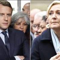 Emmanuel Macron and Marine le Pen