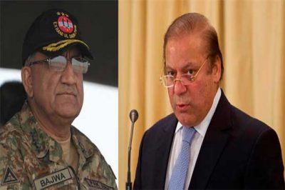 General Qamar Javed Bajwa and Nawaz Sharif