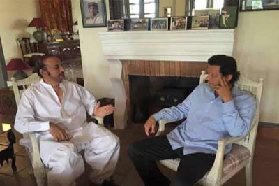 Babar Awan and Imran Khan