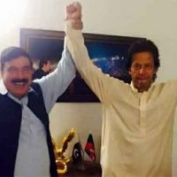 Sheikh Rashid and Imran Khan