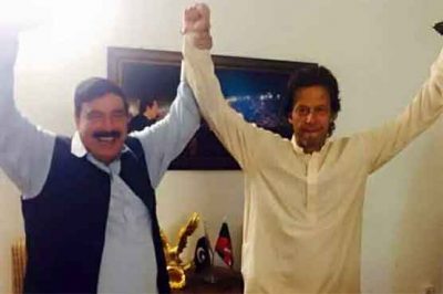 Sheikh Rashid and Imran Khan