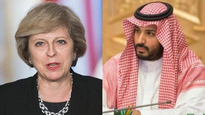 Theresa May-Mohammad bin Salman bin Abdulaziz