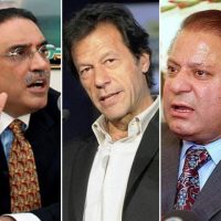 Asif Ali Zardari, Imran Khan and Nawaz Sharif