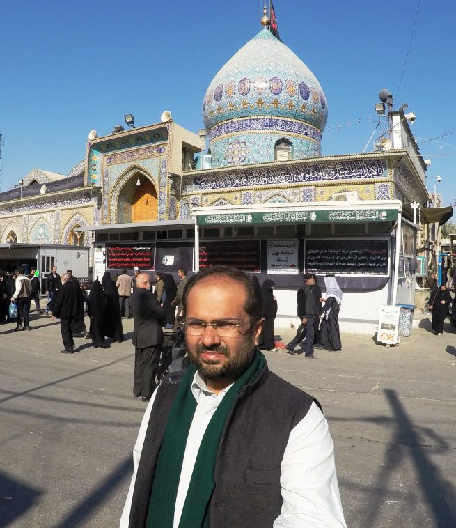  The place where Imam Hussain tumbled from Zuljanah and was taken to the place of martydom