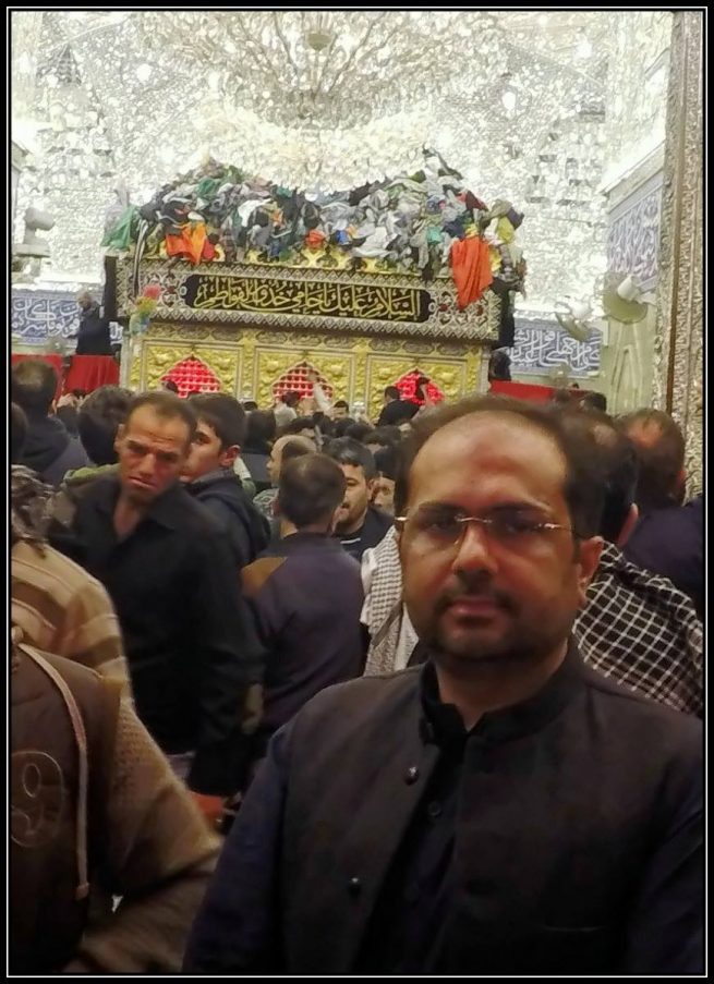  Dr. Ali Abbas Shah at Hazrat Abbas e Alamdar's Mausoleum