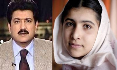 Hamid Mir and Malala Yousafzai